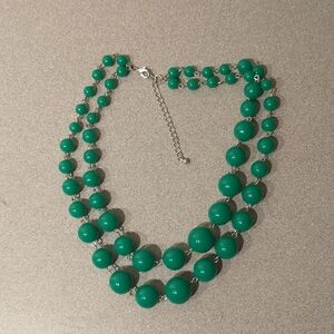 3/$10 Green Beaded Necklace